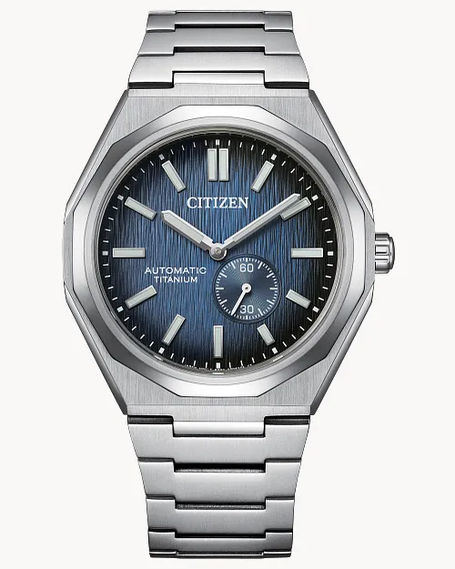 Zenshin 60 Mechanical Blue Dial Super Titanium Bracelet NK5020-58M Zenshin 60 Mechanical Blue Dial Super Titanium Bracelet NK5020-58M